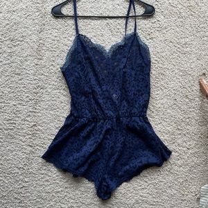 Victoria’s Secret blue lace romper